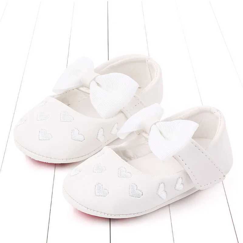 2025 Spring And Autumn Baby Girls First Walking Indoor Outdoor Toddler Shoes With High Quality PU Leather And Soft TPR Sole C251008