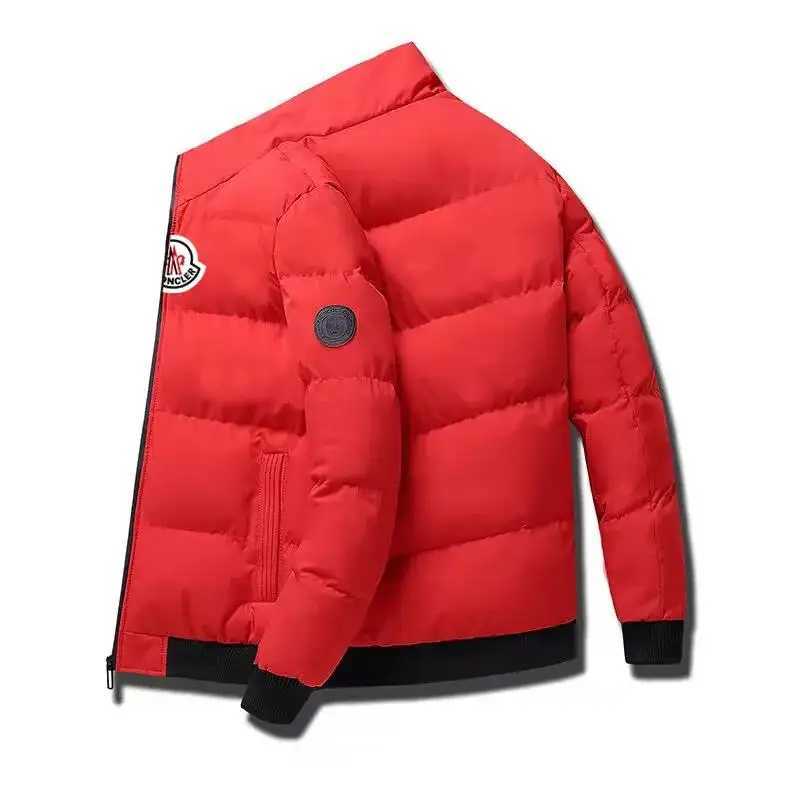 2025 Winter New Mens Luxury Brand Windproof Warm Zippered Cotton Coat Casual High Quality Outdoor Sports Baseball Jacket W251008