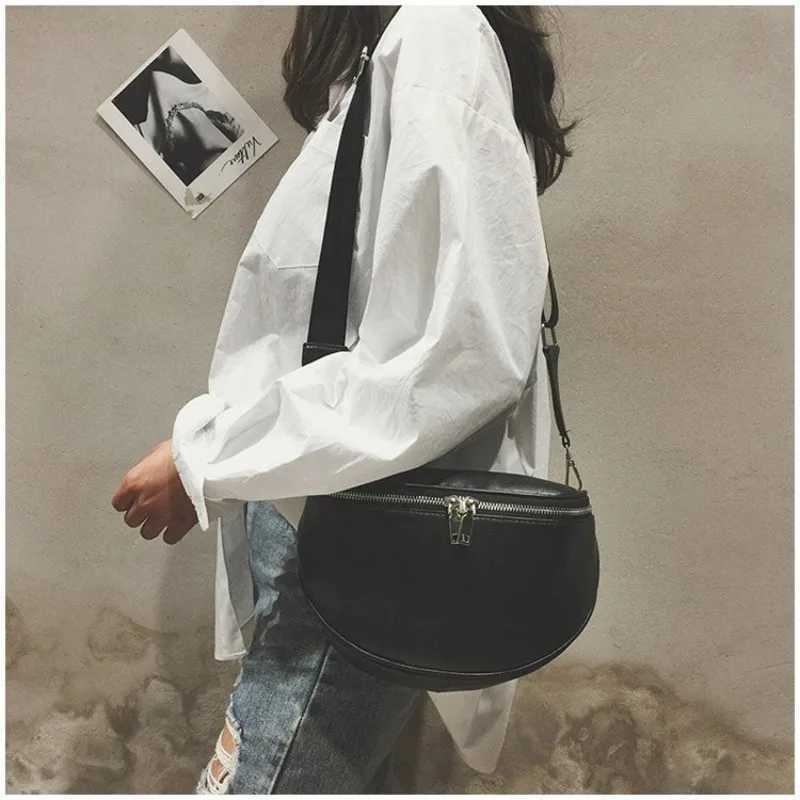 PU Phone Pouch Casual Zipper Fashion Unisex Belt Bag Solid Color Shoulder Totes Simple Portable for Shopping Travel Daily SportT251007