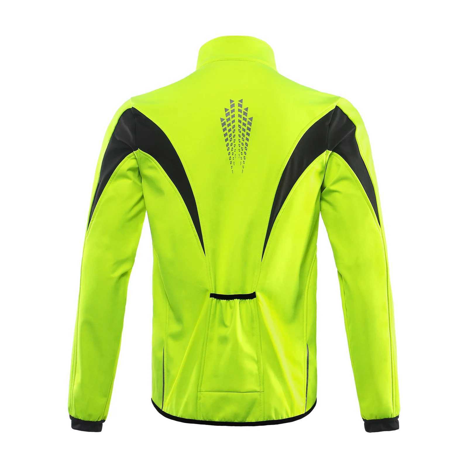 Winter Warm UP Cycling Jacket Breathable Bike Outerwear Windproof Waterproof Cycling Jacket J251008