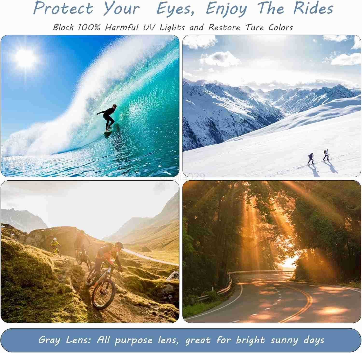 Powersports Glasses Safety Motorcycle Goggle Antifog Wrap around Windproof Hunting Riding MowingMen and Women W251008