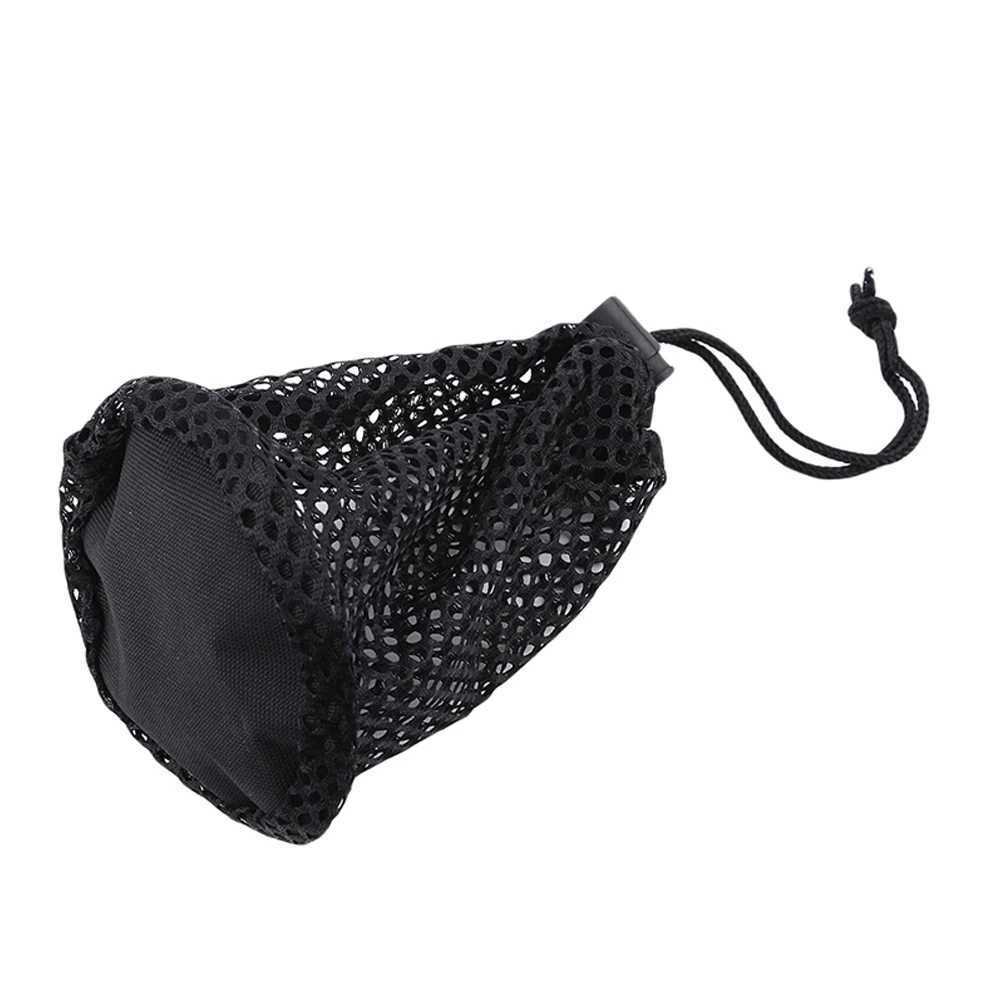 for Gym Tennis 163256 Ball Carrying Bag Nylon Black Golf Mesh Bag Golf Ball Bags Drawstring Pouch Golf Storege Bag J251008