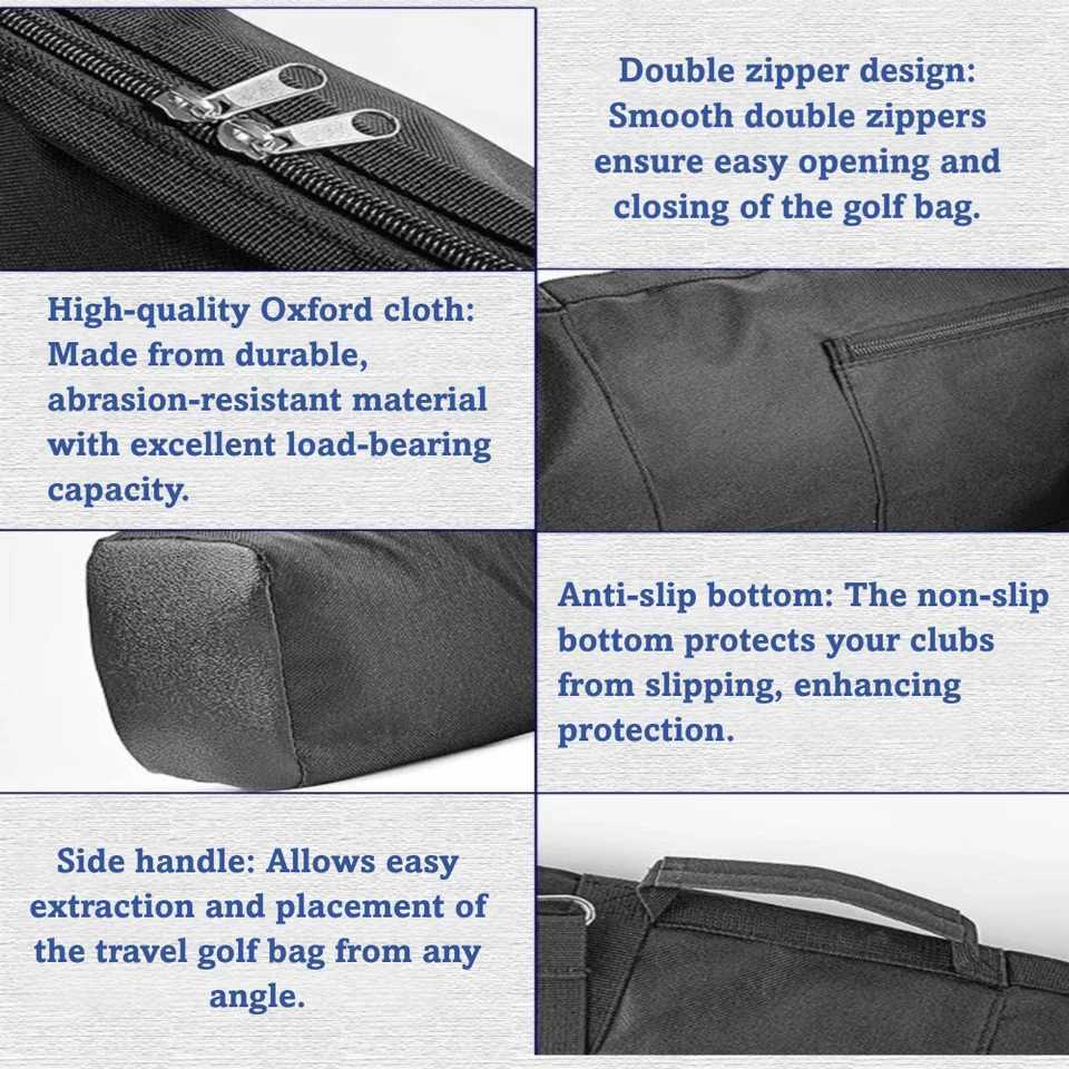 Gift Waterproof Golf Club Bag Foldable Soft Golf Training Case Professional Portable Mini Carry Golf Bags For Women Men J251008