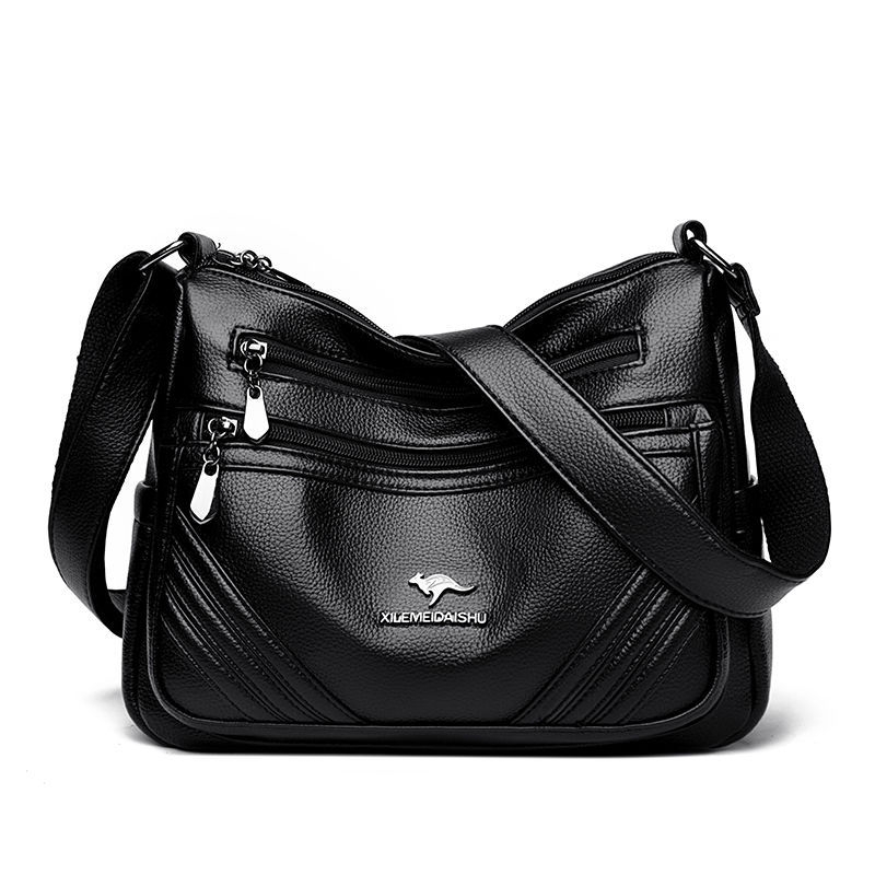 2025 new hot middle-aged mother women's bag shoulder bag new simple and fashionable crossbody bag Korean version trendy PU small square bag - view 7
