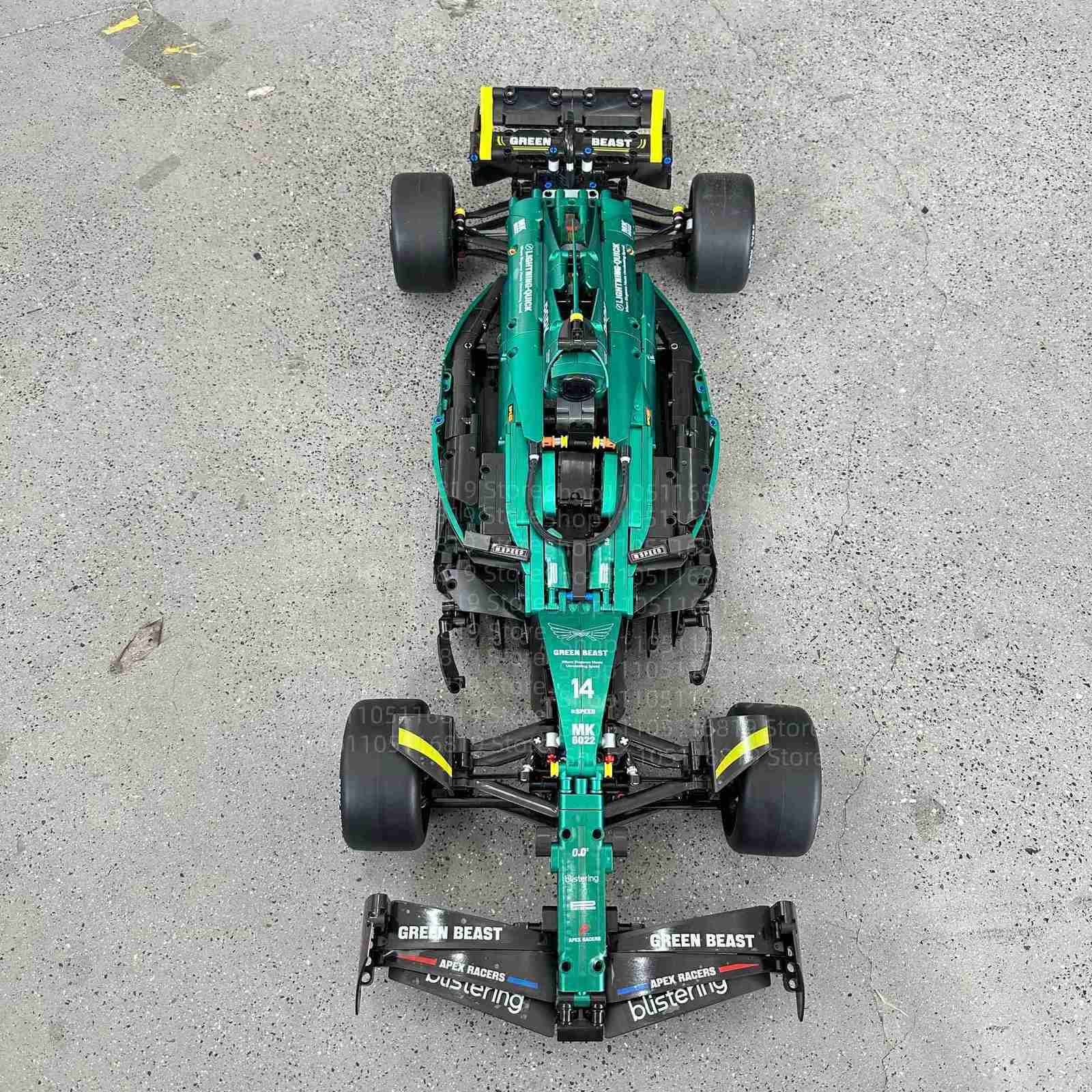 Classic Performance Martin AMR24 Race Car Building Blocks 1912Pcs Bricks MOC F1 Racing Technics Vehicles Model Kit Christma Gift Z251008