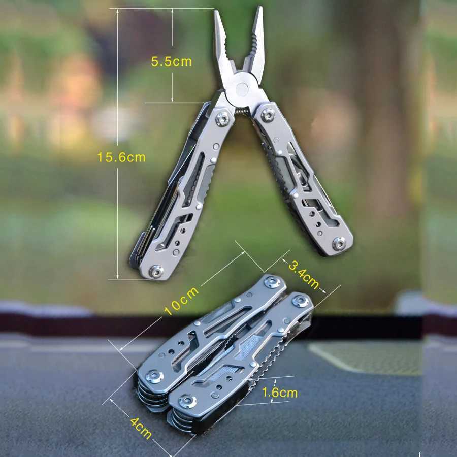Portable Fold Outdoor 14In1 Pocket KnifeStainless Steel Folding Multifunction Tools Emergency survival Knife Pliers J251121