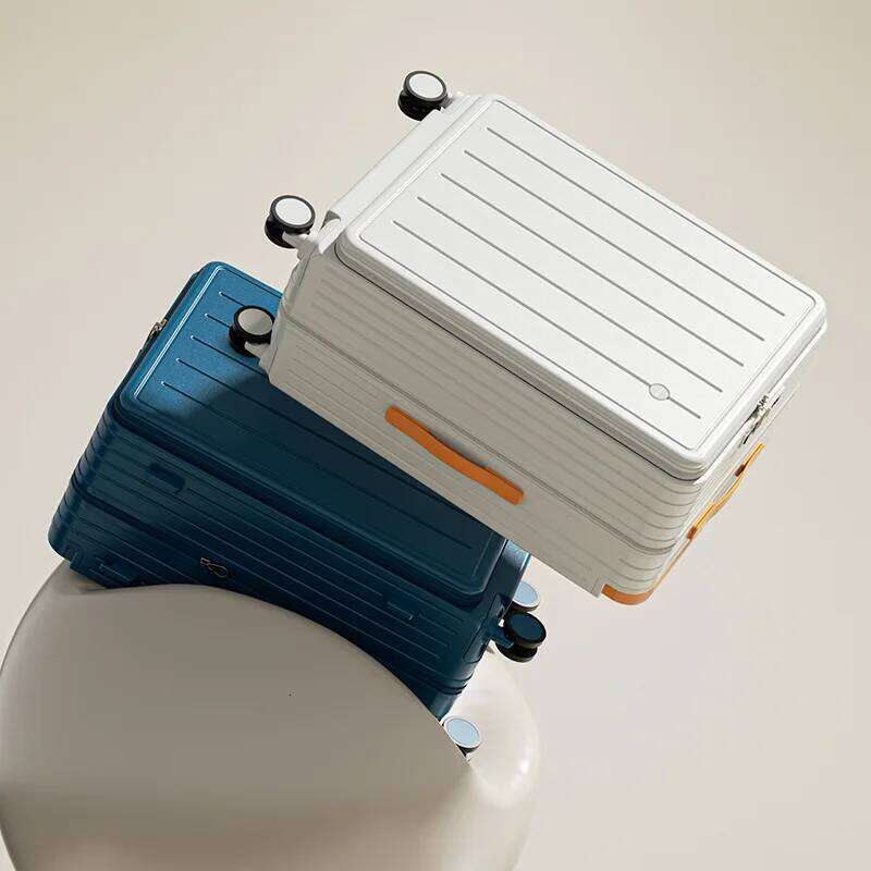 Front Opening Multi-Functional Suitcase Business Wide Lage ABS+PC Large-capacity Password Box Travel Trolley Case 123