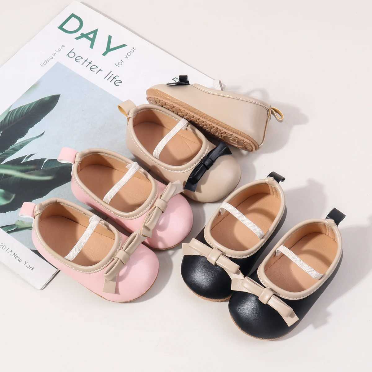 2025 Spring And Autumn Baby Girls First Walking Indoor Outdoor Toddler Shoes For 018M Baby Princess Shoes With High Quality PU C251008