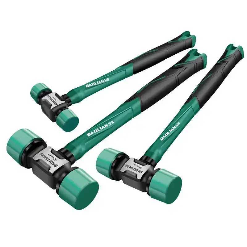 Rubber Hammer Transformable Multifunctional High Resilience Rubber Hammer Antivibration and Nonslip Professional Work Tools J251121