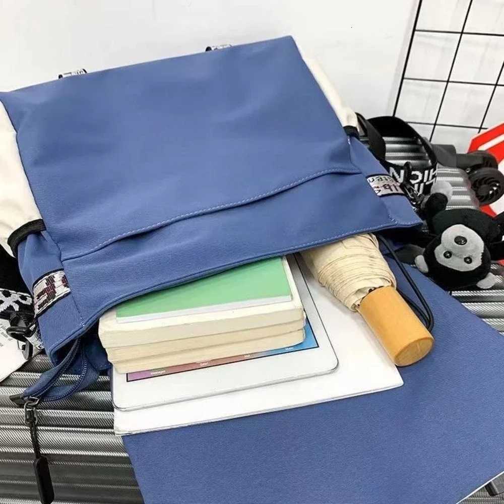 Men Fashion Large Capacity Shoulder Bag Casual Students Crossbody Backpack Nylon Shoulder Bag Large Capacity Crossbody BagsT251007