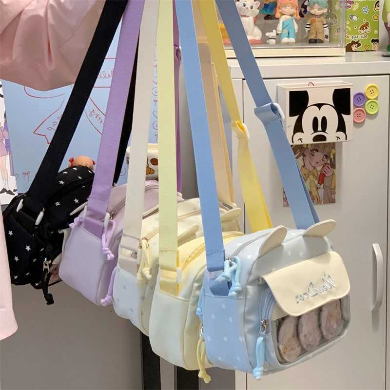 Japanese Style Cute Girl Single Shoulder Armpit Bag 2025 New Casual Lightweight Mobile Phone Crossbody Bag Without Bag InteriorT251007