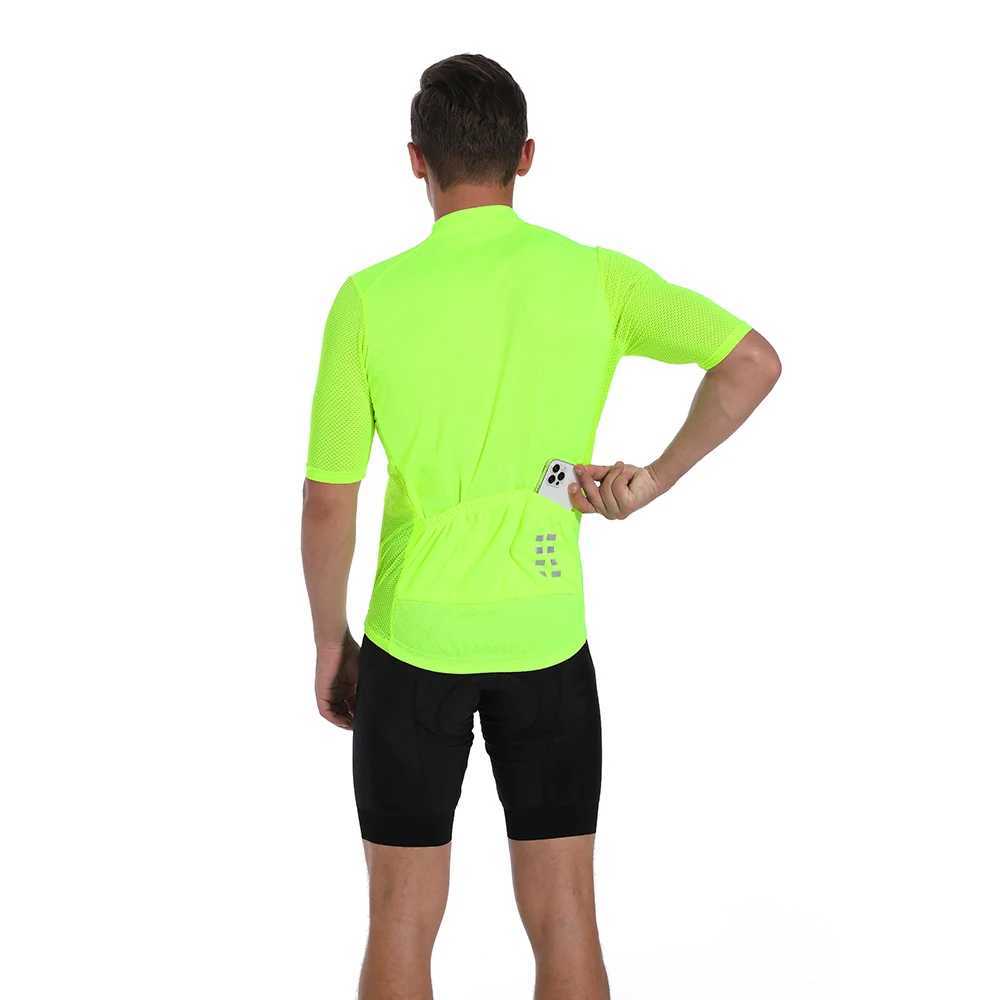 WOSAWE Men Cycling Jersey Downhill Jersey High Quality Pro Team Mountain Bicycle Clothing MTB Maillot Bike Shirt J251008