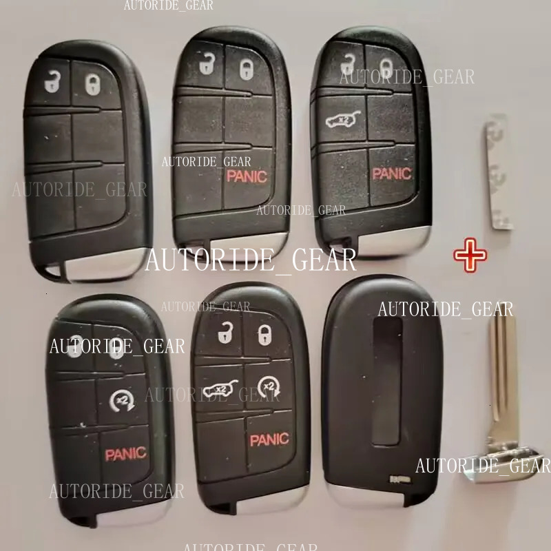 Car Smart Key Case Shell For Jeep Grand Cherokee Dodge Ram 1500 Journey Charger Dart Challenger Durango Utor28 Chrer 300