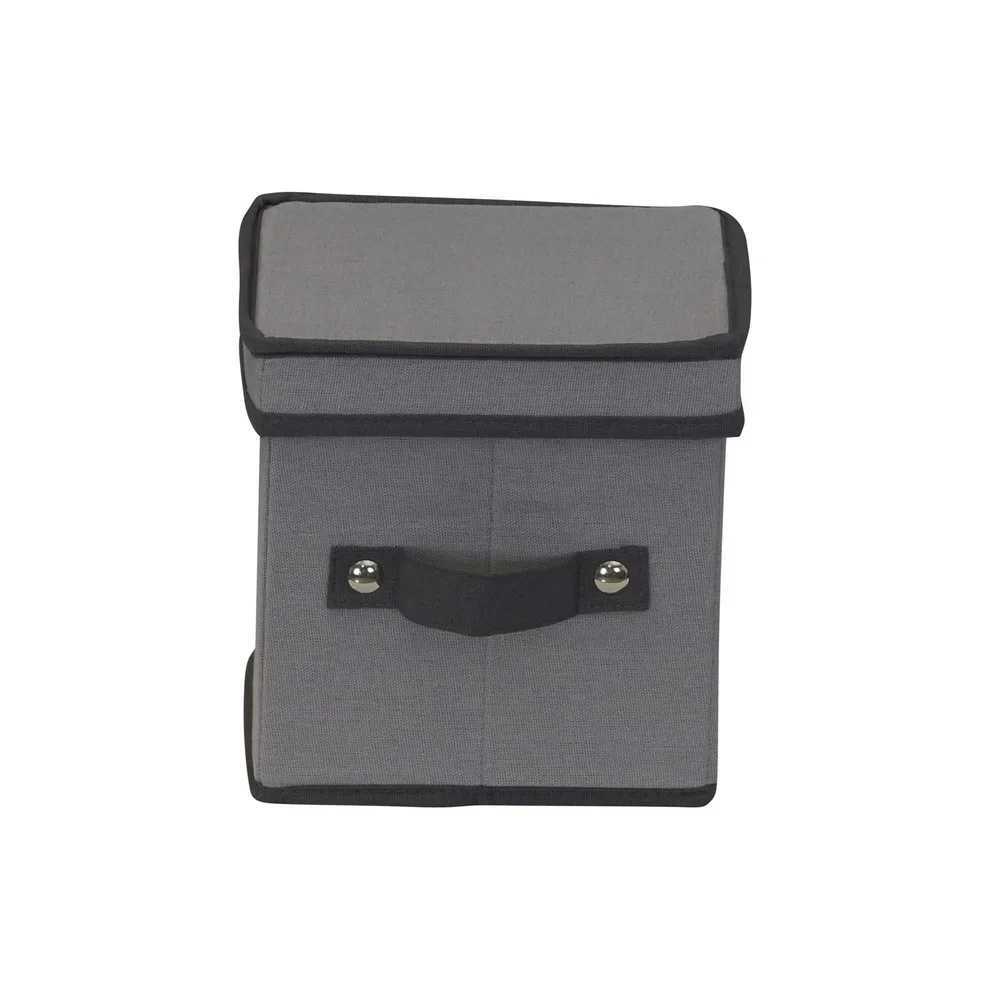 Foldable Saucer Storage Box Holds 12 Saucers with Felt Protectors Stackable Design Windowed Panel Reinforced Handles Space Saver C251008