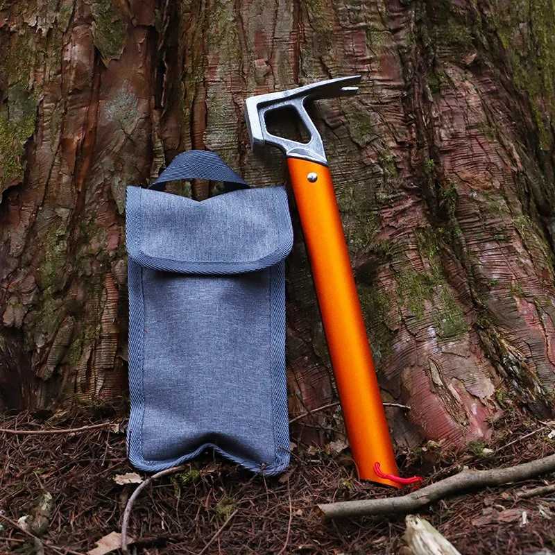 Outdoor Aluminum Hammer Ultralight Portable with Stake Puller Outdoor Camping Hammer Tent Household Nail Pulling Hammer J251121
