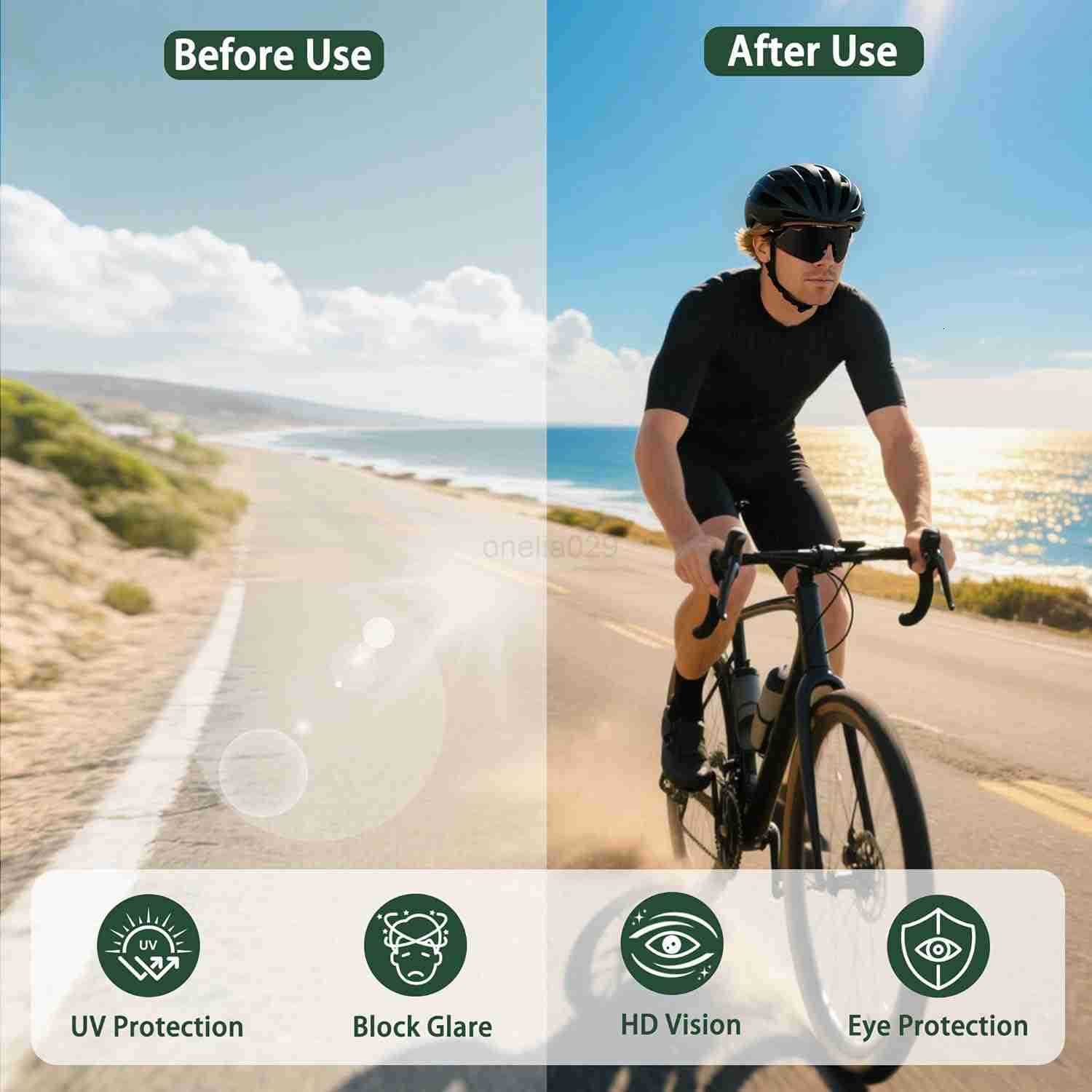 Polarized Sports Sunglasses for Men Women UV400 Protection Lightweight 24g for Running Cycling Baseball Fishing W251008