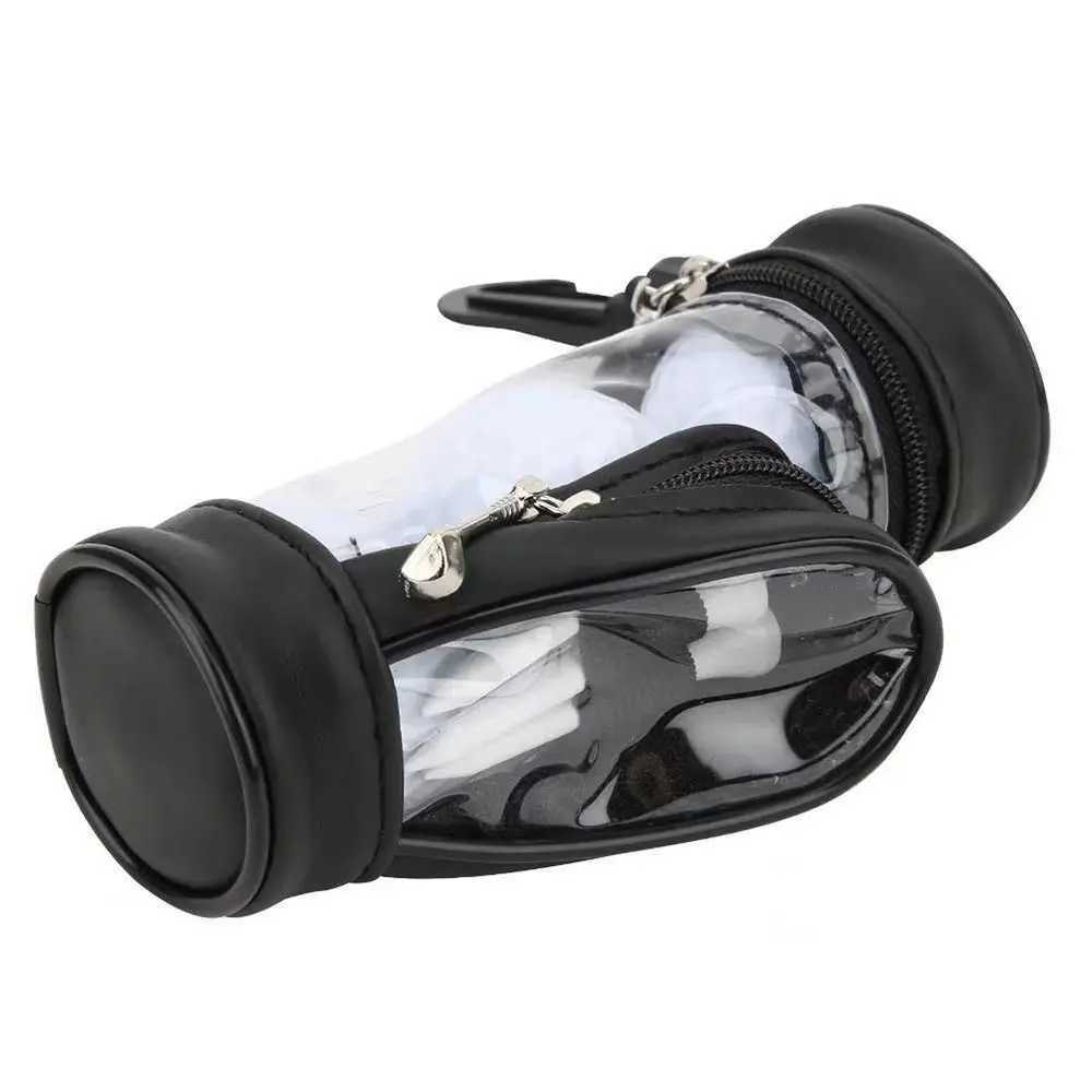 Portable Golf Ball Waist Pack Can Hold 3 Balls Mini Golf Ball Storage Bag PU Material with Swivel Waist Belt Clip J251008