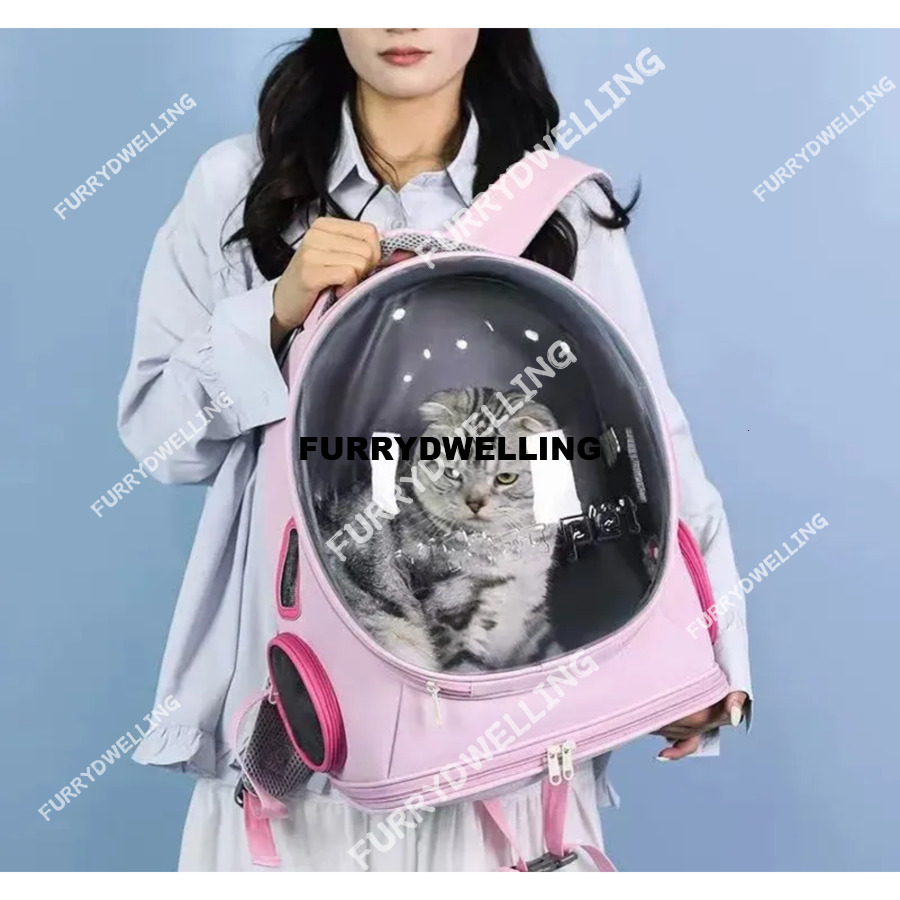 Cat Pet Portable Outdoor Backpack, Capacity, Transparent Visible Window, Ventilated Small Dwe74 Dog Bag, Large Viewing Area