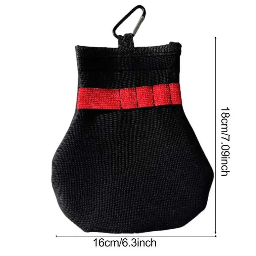 Carry Ball Bag Terylene Golf Ball Pouch Metal Clip Spacious Golf Ball Tee Holder Golf Accessories Golf Tournament J251008