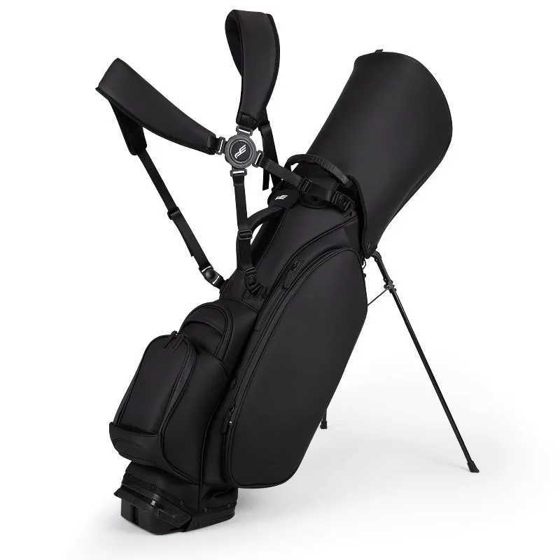 PLAYEAGLE Lightweight Golf Stand Bag PU Leather Golf Bag Durable Portable Design for Men Women Players PEHBZJQB001 J251008