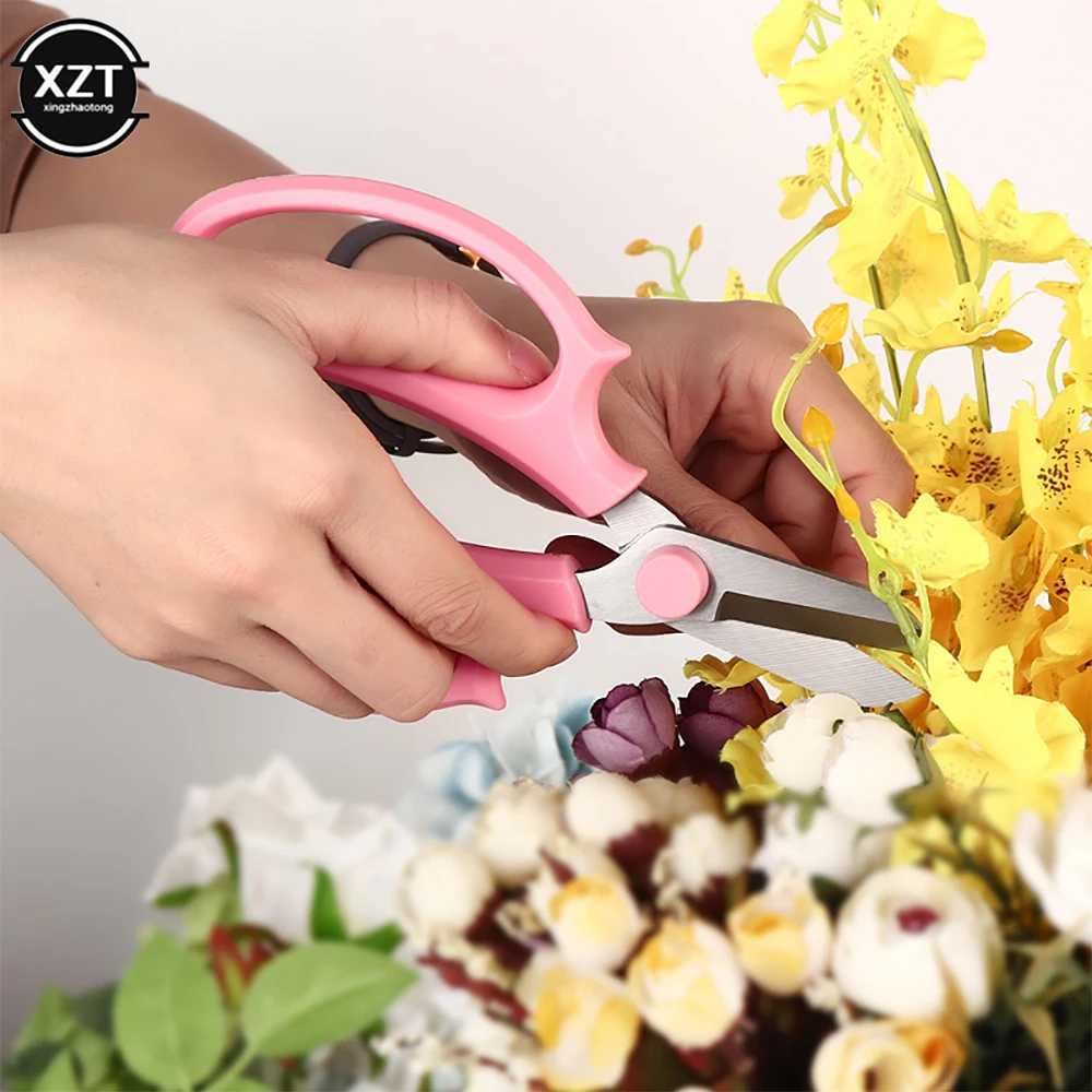 Stainless Steel Garden Scissors Floral Shears Professional Flower Scissor Comfortable Grip Handle Pruning Shear For Florists J251121