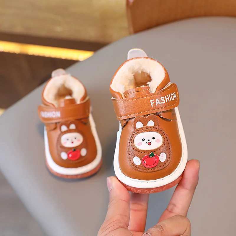 Warm Walkers Comfort Casual Simple Baby Girl Shoes Cute Cartoon Baby Shoes Winter New Called Shoe Soft Soled Anti Slip Boy Shoe C251008