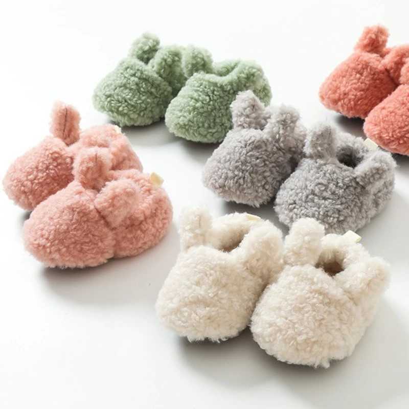Baby Winter Baby Boy Girl Booties Fluff Soft Toddler Shoes First Walkers Antislip Warm Newborn Infant Crib Shoes Moccasin C251008