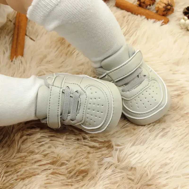 Hot Selling Baby Casual Sports Shoes Spring and Autumn Girls and Boys High Quality Rubber Sole Anti Slip Prewalker Shoes C251008