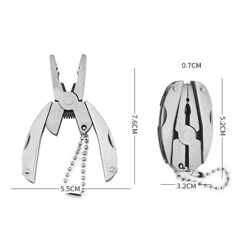 Multifunctional Pliers Mini Foldable Stainless Steel Knife MultiPurpose Combined Tool for Outdoor CampingCamping Accessories J251121