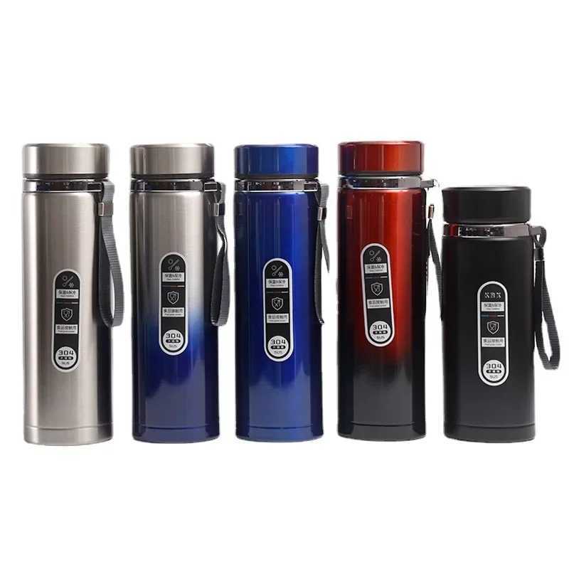 800ML1L Stainless Steel Thermos Bottle with LED Temperature Display Tea Water Bottle Vacuum Flask Portable Cups Water Bottle C251008