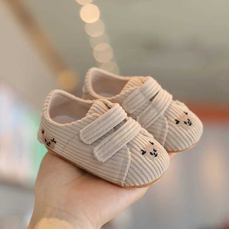 Classic Baby Shoe Boy Girl Baby Cute Animal Face Casual Flat Sneaker Baby Ankle Boot Cotton Rubber Nonslip Warm Walking Shoes C251008
