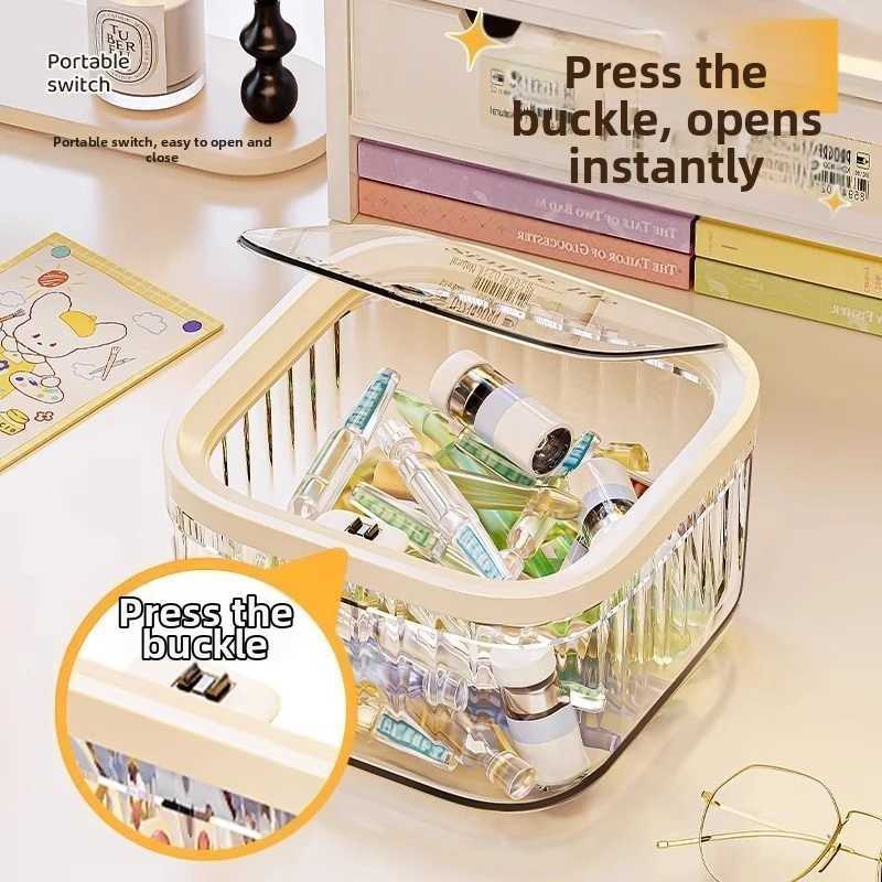 MultiSize Transparent Hair Accessory Storage Box FoodGrade Material Dustproof Lid for MultiScene Use C251008