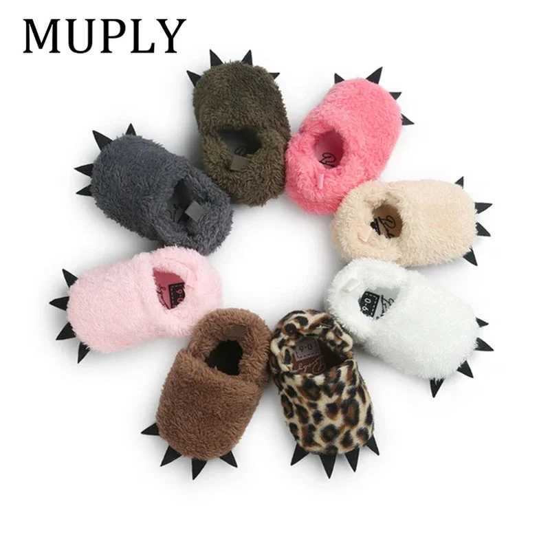 Cute Modeling MUPLYPaw Baby Warm Slippers 2025 Winter Baby Boys Girls Shoes First Walkers Baby Clothing For 018M C251008