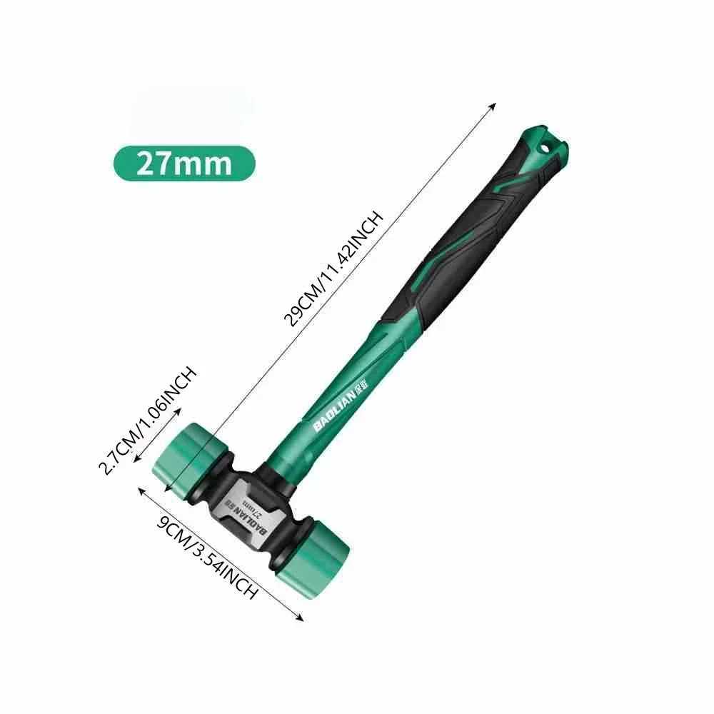 Rubber Hammer Transformable Multifunctional High Resilience Rubber Hammer Antivibration and Nonslip Professional Work Tools J251121