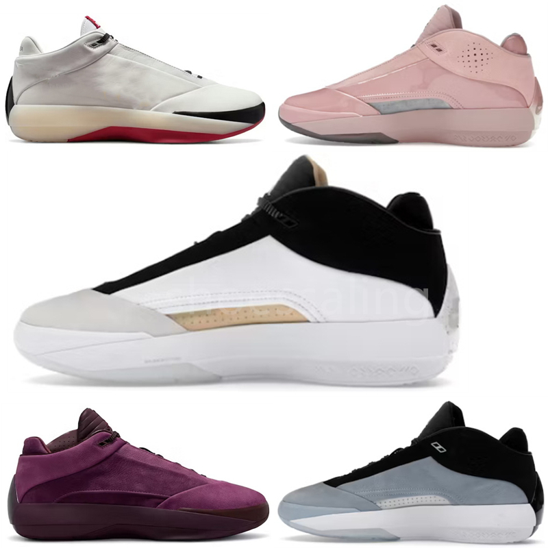 Free Shipping Luxury Men Professional Basketball Shoes 40 The Classic Blue Suede 40s Dusty Rose Light Arctic Pink Women Training Sneakers High Quality With Box