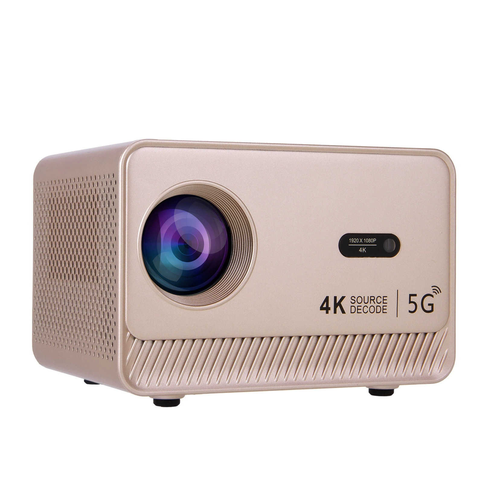 1080P portable smart bright projector M10Plus Android golden white home theater