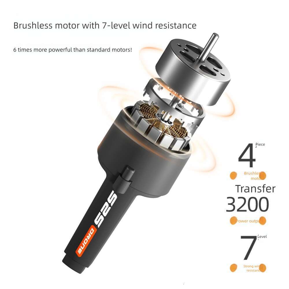Brushless Drone S Ultra Long Battery Life Four Axis Flying Aerial Photography Remote Control Aircraft Optical Flow Dual Lens Positioning