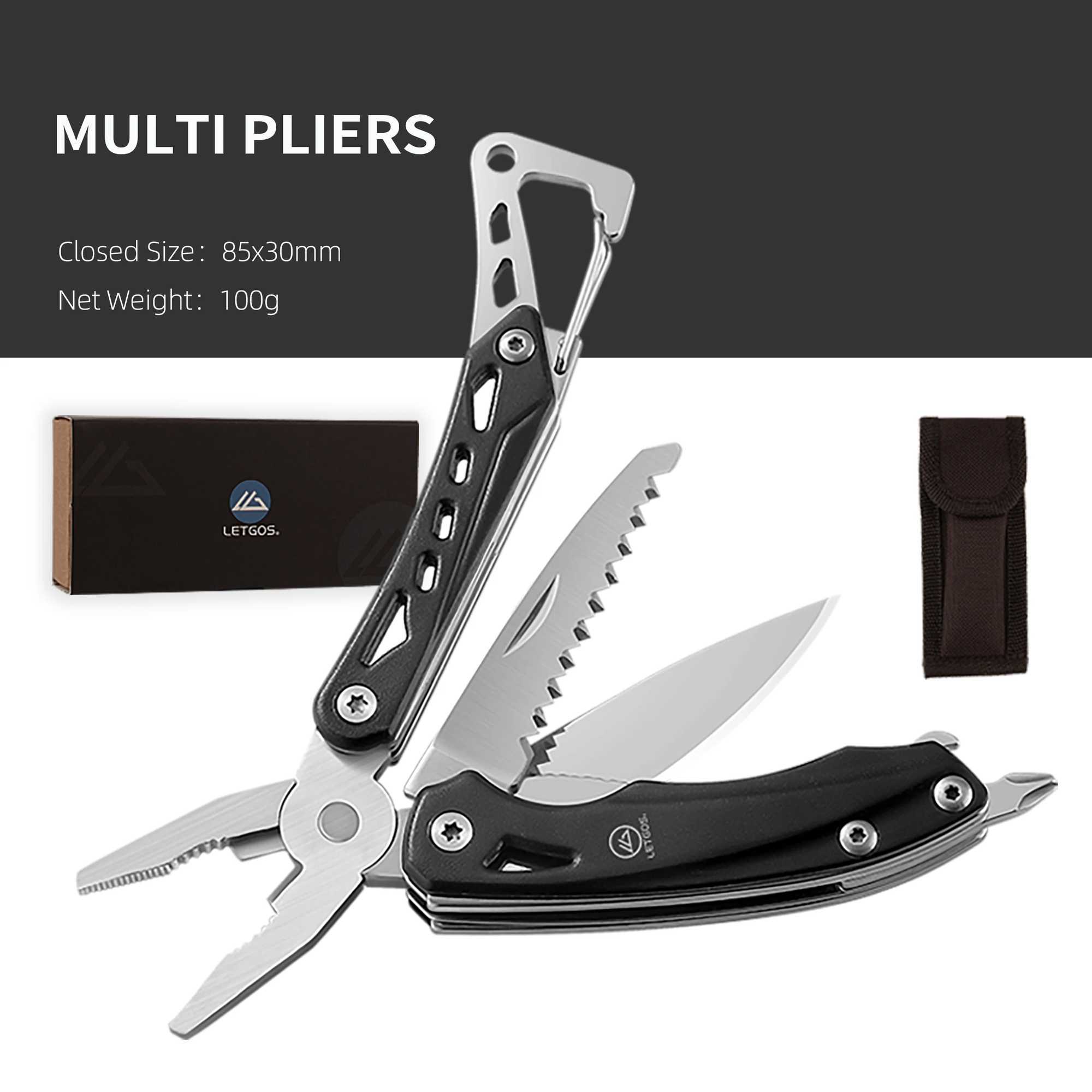 Folding Multitool Pocket Knife Pliers Mini Portable Fold Outdoor Hunting Survival Rescue Tactical Multipurpose Repair EDC Tool J251121