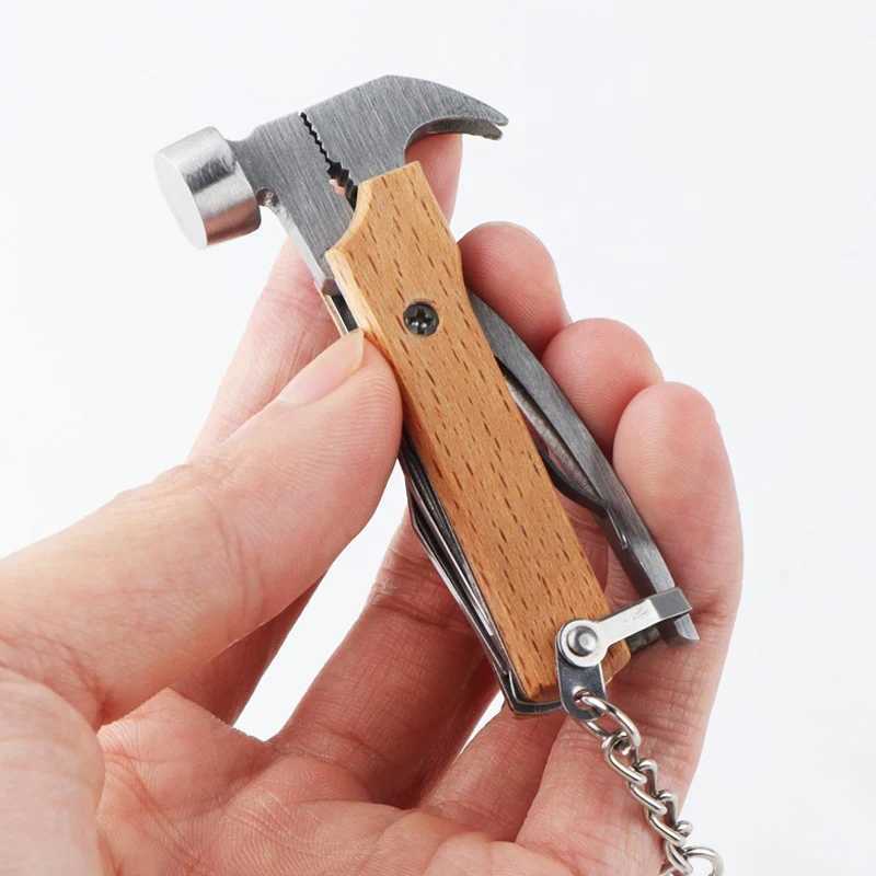 MultiTool Claw Hammer 8 in 1 for Outdoors for Men Husband Grandpa Bridegroom Gifts Cool Gear Camping Material Survival To J251121