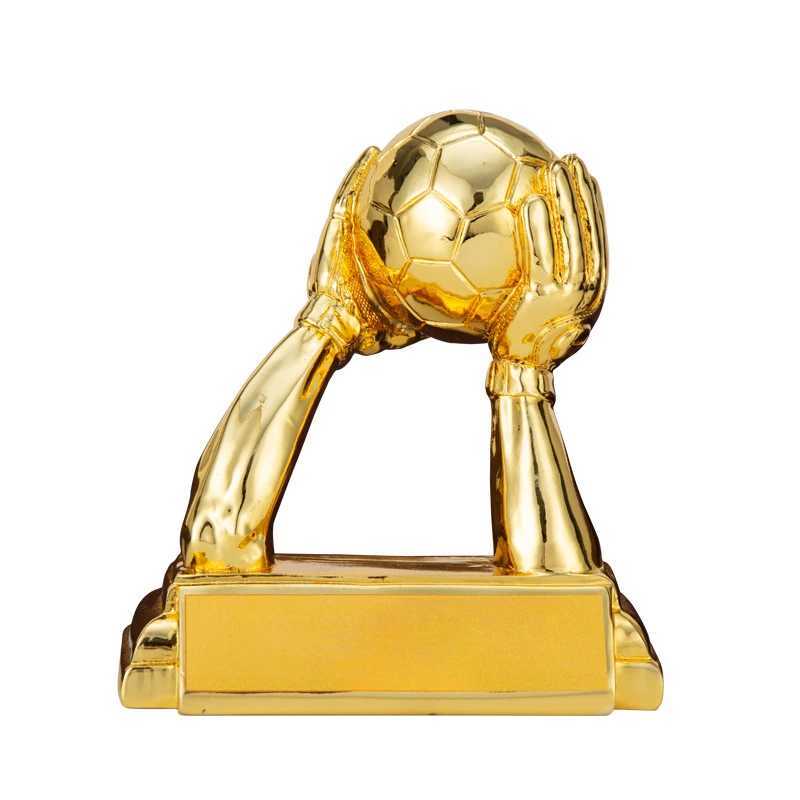 Football Trophy Goalkeeper Golden Glove Goalkeeper Award Fan Souvenir Cust Printing School Award Display Y251008