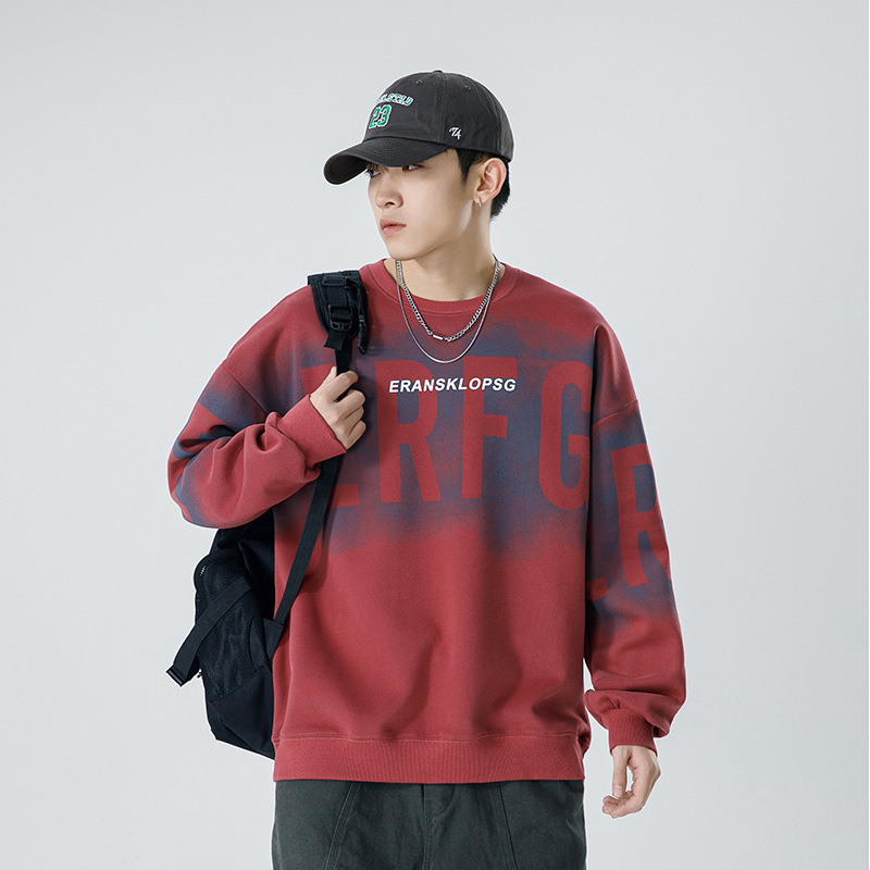 Unisex Style Men's Clothing Autumn Winter Polo New Round Designer Hoodie Neck Sweatshirt Loose Trendy Printed Designer Shirt Men's Jacket Couple Outfit