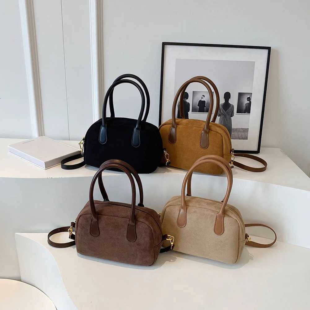 Designer Wen Fi Sling Bag Adjustable Strap PU Leather Simple Cmuting Bag Solid Color Top Handle Bag Large Capacity Messenger Bag1 Y251120