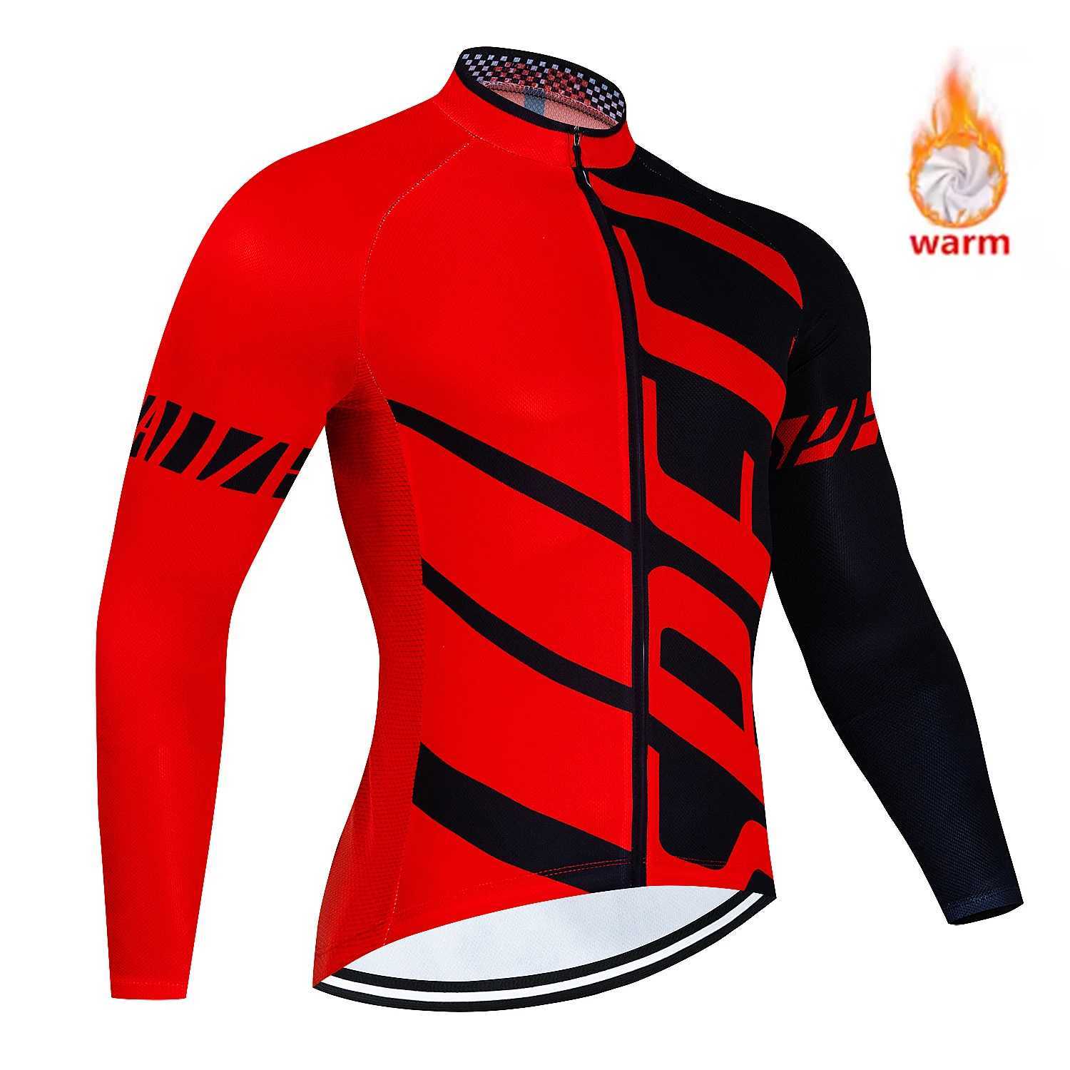WinterCycling Jacket Mens Long Sleeve Bike Thermal Fleece Clothing Chaqueta De Ciclismo Hombre Road Bike Motorcyclist Clothing J251008
