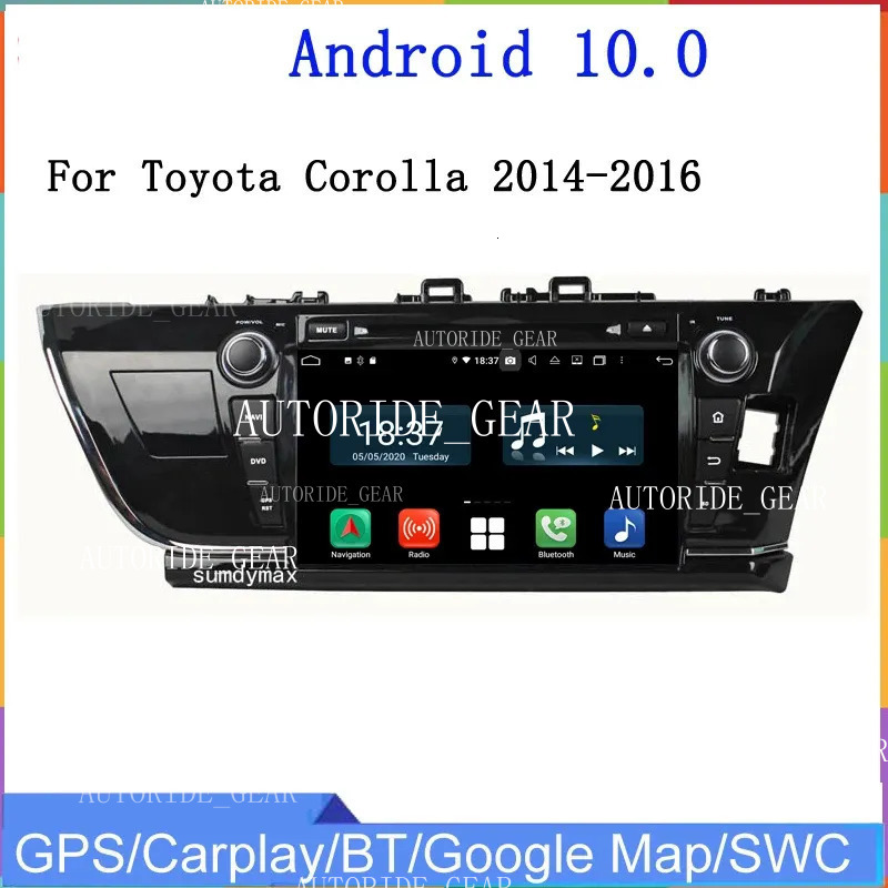 Android Full Touch 10.1 Inch Car Video Radio Stereo For Toyota Corolla Altis Vehicle Multimedia Utor28 Player 2014-2016