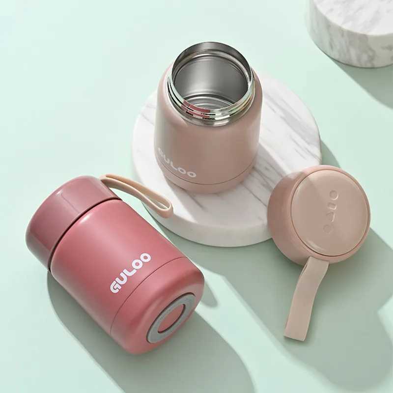 300ml MIni Stainless Steel 304 Braised Flask Thermal Lunch Box Stew Beaker Girl Students LeakProof Vacuum Flask Tumbler C251008