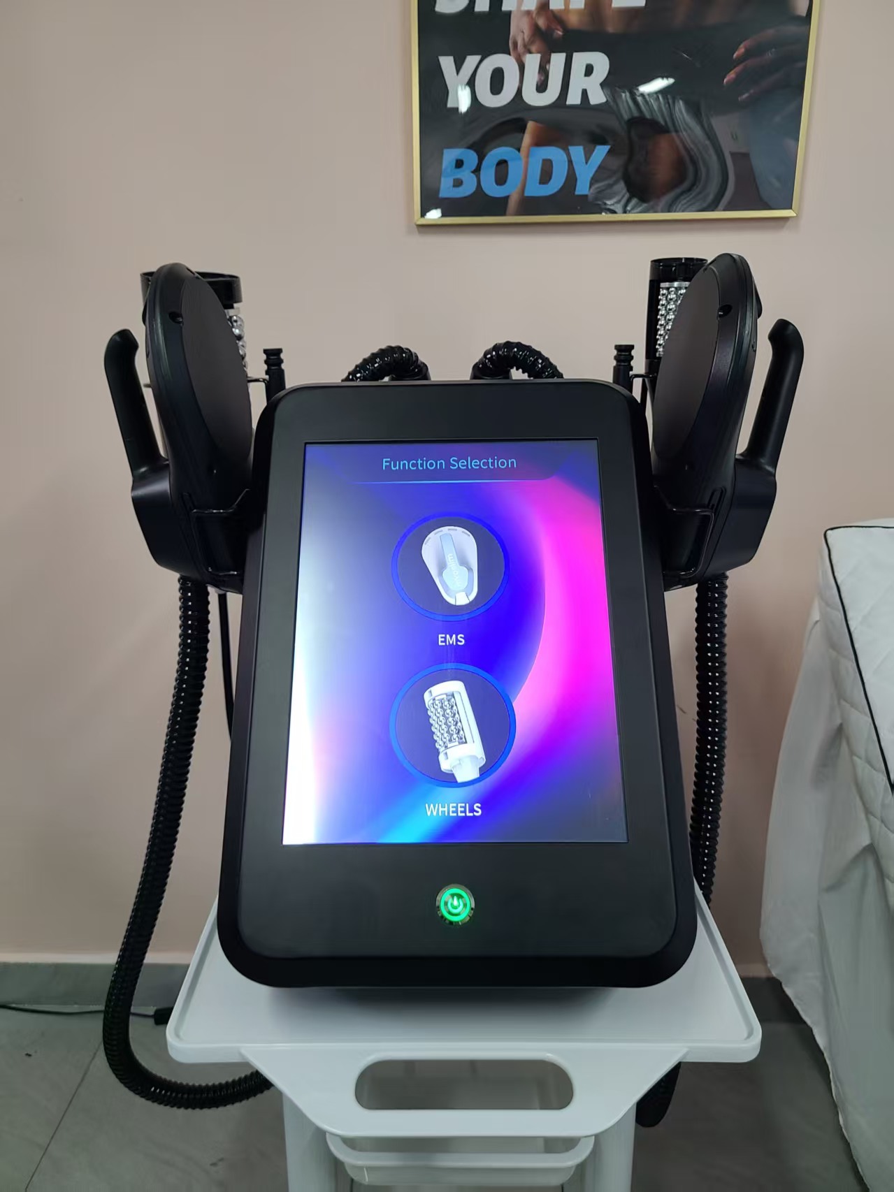 HOT Professional EMS Roller Body Slimming Machine 360° Rotating Fat Burning Weight Loss Skin Lifting Beauty Salon and Spa Sculpting Device