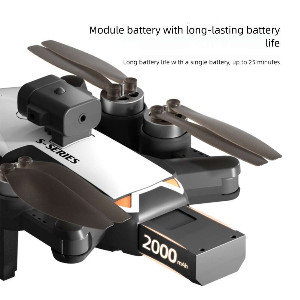 Brushless Drone S Ultra Long Battery Life Four Axis Flying Aerial Photography Remote Control Aircraft Optical Flow Dual Lens Positioning