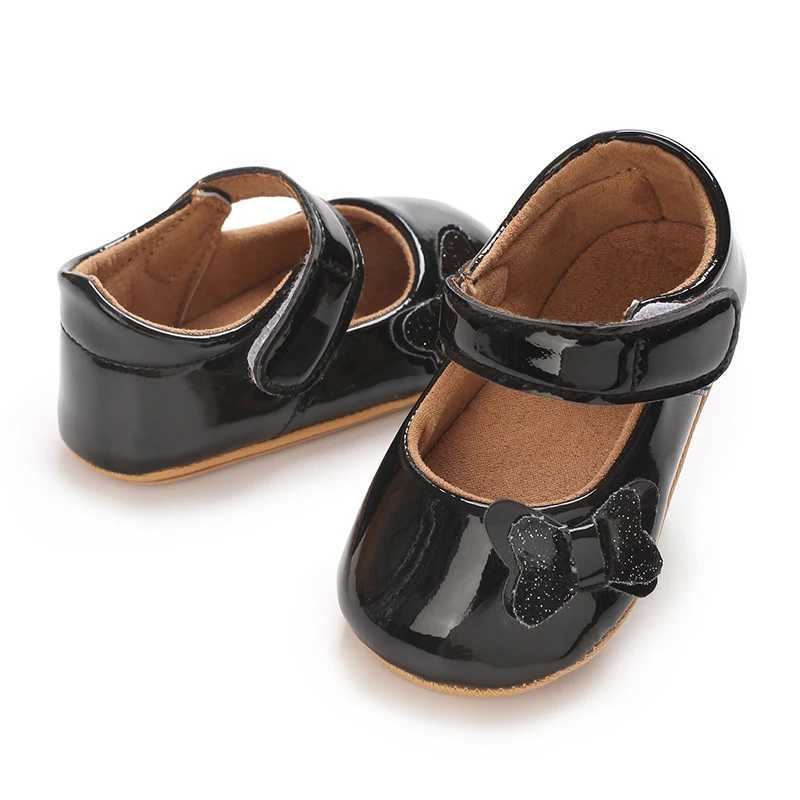 012 Months Baby Shoes PU Leather Shallow Mouth Single Shoe Bow Baby Walking Shoes Princess Shoes Baby Shoes C251008