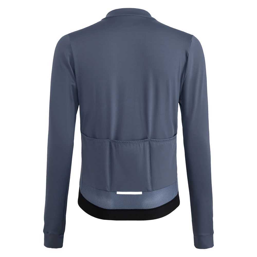 HISERWA Mens Winter Warm Cycling Jersey Long Sleeve Thermal Fleece Bicycle Jacket MTB Road Bike Jersey Cycling Clothing 1015 J251008