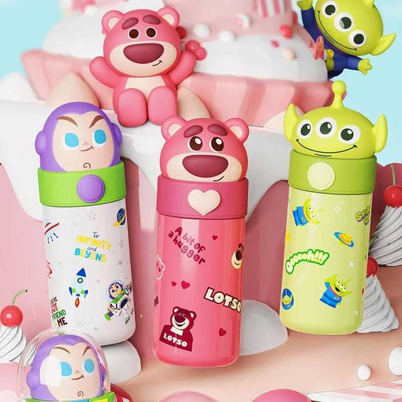 Thermos Cup Cartoon Design 316 Stainless Steel Thermos Cups Student Vacuum Flask Water Bottle Tumbler Home Water Bottle Gift C251008